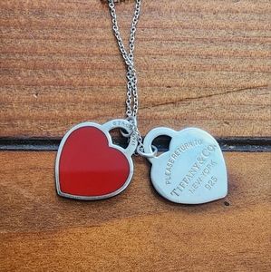 Tiffany & Co Double Heart Necklace